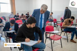 Palestine Polytechnic University (PPU) - إدارة جامعة بوليتكنك فلسطين تقوم بجولة تفقدية لقاعات الامتحانات النهائية للفصل الدراسي الثاني 2023/2022