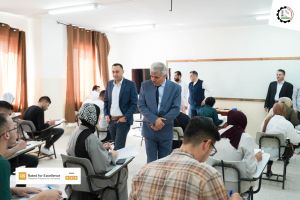Palestine Polytechnic University (PPU) - إدارة جامعة بوليتكنك فلسطين تقوم بجولة تفقدية لقاعات الامتحانات النهائية للفصل الدراسي الثاني 2023/2022