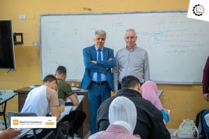 Palestine Polytechnic University (PPU) - إدارة جامعة بوليتكنك فلسطين تقوم بجولة تفقدية لقاعات الامتحانات النهائية للفصل الدراسي الثاني 2023/2022