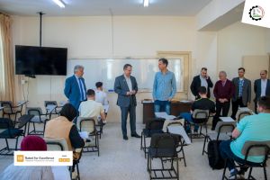 Palestine Polytechnic University (PPU) - إدارة جامعة بوليتكنك فلسطين تقوم بجولة تفقدية لقاعات الامتحانات النهائية للفصل الدراسي الثاني 2023/2022