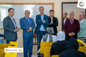 Palestine Polytechnic University (PPU) - إدارة جامعة بوليتكنك فلسطين تقوم بجولة تفقدية لقاعات الامتحانات النهائية للفصل الدراسي الثاني 2023/2022
