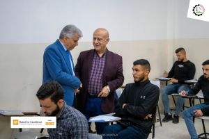 Palestine Polytechnic University (PPU) - إدارة جامعة بوليتكنك فلسطين تقوم بجولة تفقدية لقاعات الامتحانات النهائية للفصل الدراسي الثاني 2023/2022