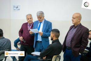 Palestine Polytechnic University (PPU) - إدارة جامعة بوليتكنك فلسطين تقوم بجولة تفقدية لقاعات الامتحانات النهائية للفصل الدراسي الثاني 2023/2022