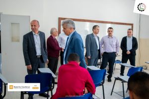 Palestine Polytechnic University (PPU) - إدارة جامعة بوليتكنك فلسطين تقوم بجولة تفقدية لقاعات الامتحانات النهائية للفصل الدراسي الثاني 2023/2022