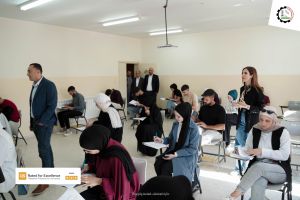 Palestine Polytechnic University (PPU) - إدارة جامعة بوليتكنك فلسطين تقوم بجولة تفقدية لقاعات الامتحانات النهائية للفصل الدراسي الثاني 2023/2022