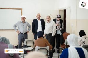 Palestine Polytechnic University (PPU) - إدارة جامعة بوليتكنك فلسطين تقوم بجولة تفقدية لقاعات الامتحانات النهائية للفصل الدراسي الثاني 2023/2022