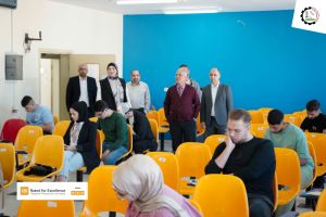 Palestine Polytechnic University (PPU) - إدارة جامعة بوليتكنك فلسطين تقوم بجولة تفقدية لقاعات الامتحانات النهائية للفصل الدراسي الثاني 2023/2022