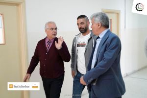 Palestine Polytechnic University (PPU) - إدارة جامعة بوليتكنك فلسطين تقوم بجولة تفقدية لقاعات الامتحانات النهائية للفصل الدراسي الثاني 2023/2022