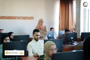 Palestine Polytechnic University (PPU) - إدارة جامعة بوليتكنك فلسطين تقوم بجولة تفقدية لقاعات الامتحانات النهائية للفصل الدراسي الثاني 2023/2022