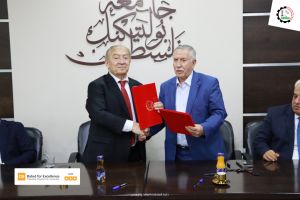 Palestine Polytechnic University (PPU) - جامعة بوليتكنك فلسطين ومؤسسة المواصفات والمقاييس تفتتحان مركز التحاليل الكيميائية والبيولوجية