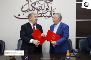 Palestine Polytechnic University (PPU) - جامعة بوليتكنك فلسطين ومؤسسة المواصفات والمقاييس تفتتحان مركز التحاليل الكيميائية والبيولوجية
