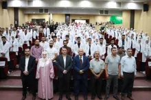 Palestine Polytechnic University (PPU) - جامعة بوليتكنك فلسطين تحتفل بأداء القسم التمريضي لطلبة كلية التمريض