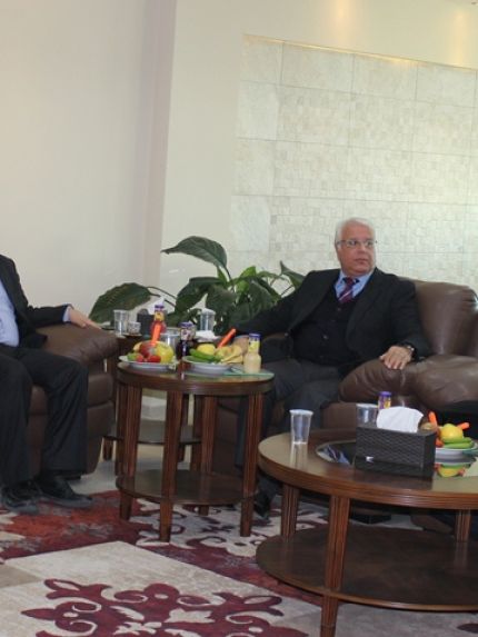 Palestine Polytechnic University (PPU) - رئيس القائمة العربية المشتركة النائب أيمن عودة في ضيافة جامعة بوليتكنك فلسطين