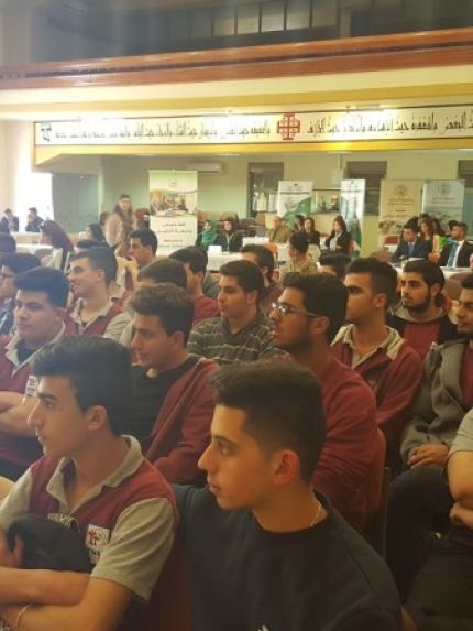 Palestine Polytechnic University (PPU) - جامعة بولتكنك فلسطين تشارك في الفعالية التثقيفية " ما بعد التوجيهي " مكتب الأمانة العامة لمدارس تراسنطا