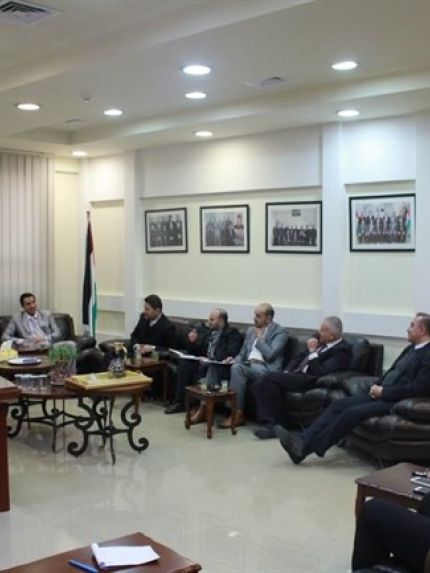 Palestine Polytechnic University (PPU) - وفد من جامعة بوليتكنك فلسطين يزور غرفة تجارة وصناعة الخليل