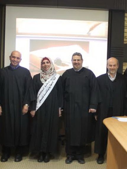 Palestine Polytechnic University (PPU) - جامعة بوليتكنك فلسطين بالشراكة مع مركز أبحاث المثلث تناقش رسالة ماجستير في برنامج المعلوماتية
