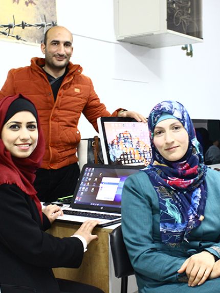 Palestine Polytechnic University (PPU) - ضمن فعاليات مهرجان حرك فلسطين  ورشة عمل تدريبية وعرض فيلم في جامعة بوليتكنك فلسطين