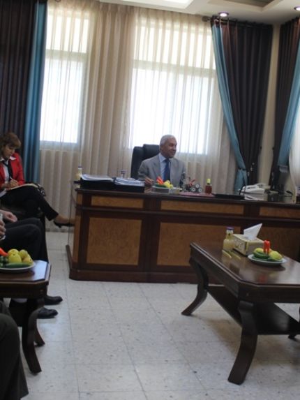 Palestine Polytechnic University (PPU) - وزيرة التربية والتعليم العالي تزور جامعة بوليتكنك فلسطين