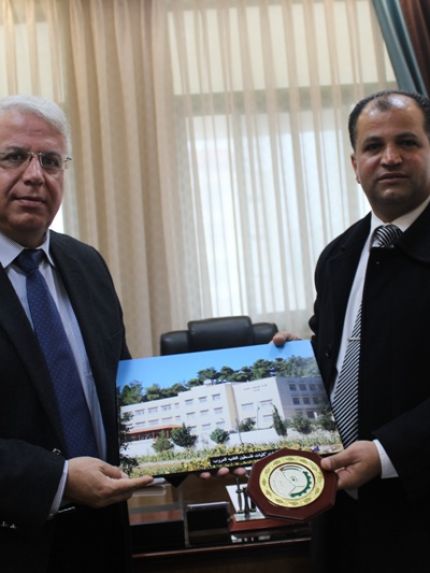 Palestine Polytechnic University (PPU) - جامعة بوليتكنك فلسطين تستقبل وفداً من كلية فلسطين التقنية العروب