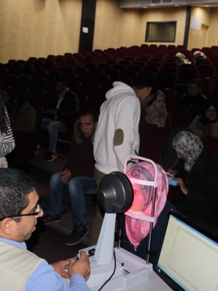 Palestine Polytechnic University (PPU) - جامعة  بوليتكنك فلسطين تقيم يوماً طبياً في مجال العيون بالتعاون مع مركز العيون التخصصي لجراحة الليزر والليزك