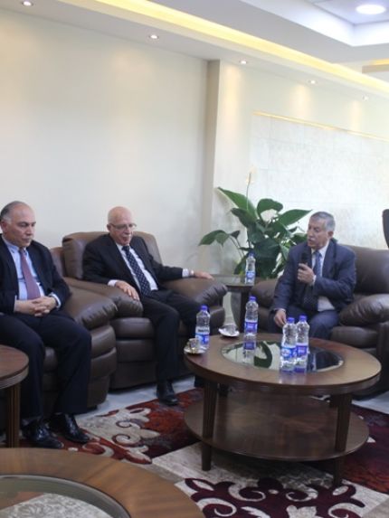 Palestine Polytechnic University (PPU) - مجلس أمناء جامعة بوليتكنك فلسطين يستقبل رئيس مجلس أمناء جامعة الخليل وإدارة الجامعة