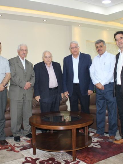 Palestine Polytechnic University (PPU) - جامعة بوليتكنك  فلسطين تستقبل مدير المؤسسة العالمية لمساعدة الطلبة العرب