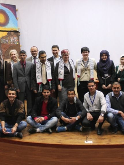 Palestine Polytechnic University (PPU) - حاضنة تطوير الأعمال بجامعة بوليتكنك فلسطين تستضيف وفد سيدات الأعمال من السيلكون فالي