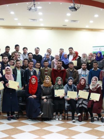 Palestine Polytechnic University (PPU) - مركز خدمات التوظيف في جامعة بوليتكنك فلسطين ينظم حفل توزيع شهادات مجموعة من  الدورات التدريبية
