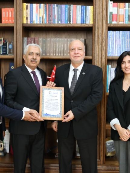 Palestine Polytechnic University (PPU) - جامعة بوليتكنك فلسطين تبحث مع جامعة يلدز التقنية التركية التعاون الأكاديمي ونقل تجربة «التكنوبارك» 