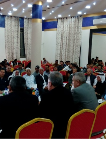 Palestine Polytechnic University (PPU) - جامعة بوليتكنك فلسطين تقيم ورشة عمل تعريفية في كلية الدعوة الإسلامية في بلدة الظاهرية