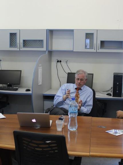 Palestine Polytechnic University (PPU) - جامعة بوليتكنك فلسطين تستضيف الخبير الأمريكي فريد شليغل