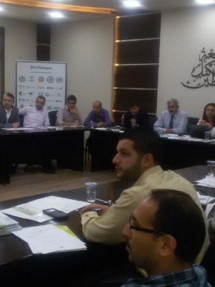 Palestine Polytechnic University (PPU) - جامعة بوليتكنك فلسطين تستضيف اللقاء التقني للجنة مشروع JAMILA الخاص ببرنامج ماجستير الطاقة المتجددة والإستدامة