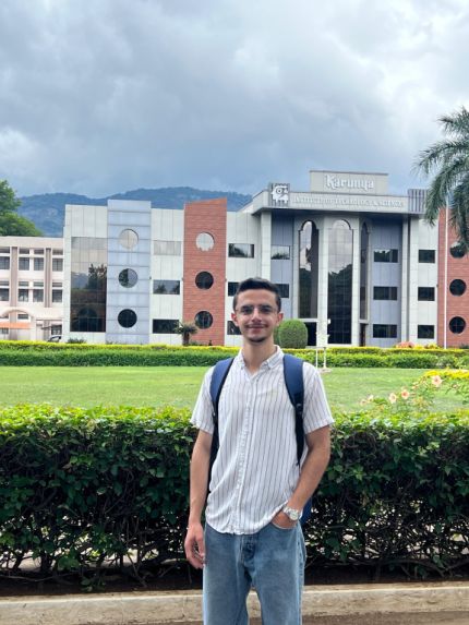 Palestine Polytechnic University (PPU) -     جامعة بوليتكنك فلسطين تفتح آفاقاً عالمية لطلبتها.. سيف قباجة يبدأ تدريباً دولياً في الهند