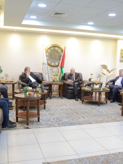 Palestine Polytechnic University (PPU) - جامعة بوليتكنك فلسطين تستقبل الأمين العام للإتحاد العام لنقابات عمال فلسطين
