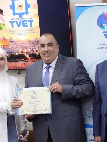 Palestine Polytechnic University (PPU) -  من الابتكار إلى الأثر الوطني.. «الدرع الأخضر» يتوّج مشاركة جامعة بوليتكنك فلسطين في Entrecove