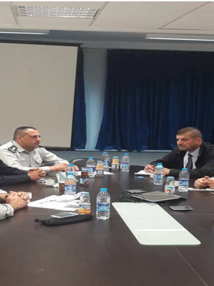 Palestine Polytechnic University (PPU) - جامعة بوليتكنك فلسطين ومديرية الدفاع المدني ينظمان لنشاط رباعي مشترك في   الإخلاء والطوارئ في مراكز الكفايات في الضفة الغربية