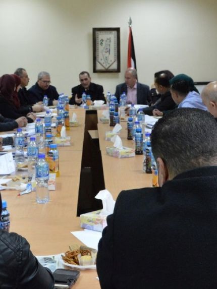 Palestine Polytechnic University (PPU) - جامعة بوليتكنك فلسطين تشارك في الاجتماع الخاص بتنظيم الايام الارشادية لطلبة  "الإنجاز"