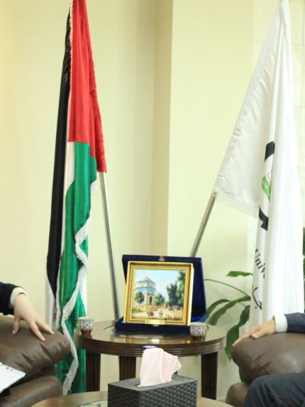 Palestine Polytechnic University (PPU) - جامعة بوليتكنك فلسطين تستقبل مديرة مكتب مؤسسة التبادل الثقافي الألماني DAAD 