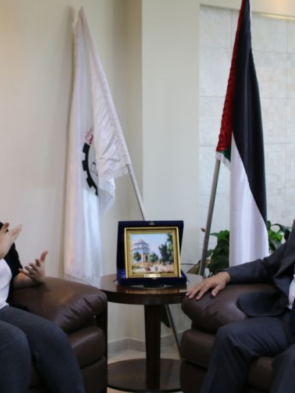 Palestine Polytechnic University (PPU) - جامعة بوليتكنك فلسطين تبحث آفاق التعاون القائم المشترك مع مؤسسة الداد الألمانية
