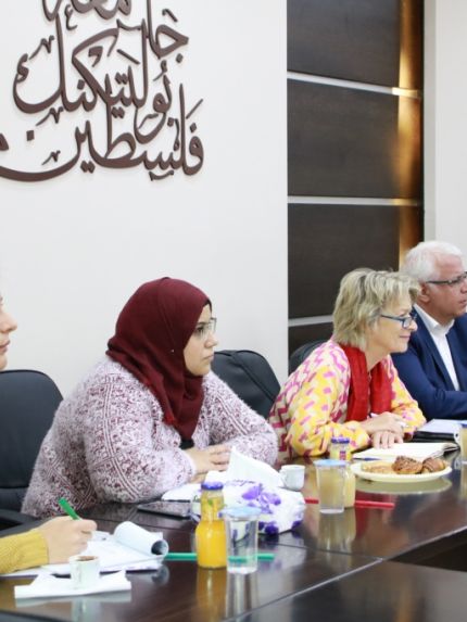 Palestine Polytechnic University (PPU) - جامعة بوليتكنك فلسطين تستقبل وفداً من البنك الدولي 