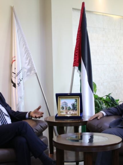 Palestine Polytechnic University (PPU) - جامعة بوليتكنك فلسطين ومجموعة الأخوة العرب يبحثان آفاق التعاون المشترك