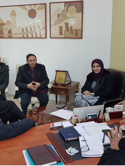 Palestine Polytechnic University (PPU) - جامعة بوليتكنك فلسطين تستقبل وفداً من بلدية دورا