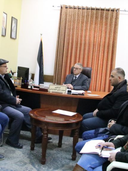 Palestine Polytechnic University (PPU) - جامعة بوليتكنك فلسطين تستقبل وفداً من بلدية بيت أولا