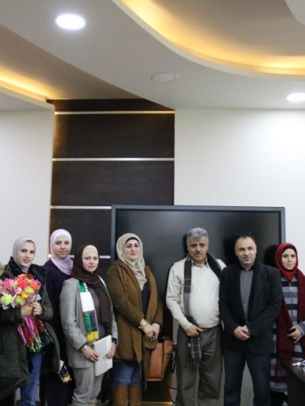 Palestine Polytechnic University (PPU) - حركة التحرير الوطني الفلسطيني" فتح" إقليم وسط الخليل تكرّم العاملات في جامعة بوليتكنك فلسطين