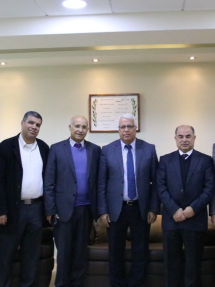 Palestine Polytechnic University (PPU) - جامعة بوليتكنك فلسطين تستقبل وفدا من النقب برئاسة طلب الصانع