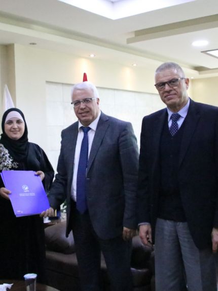 Palestine Polytechnic University (PPU) - جامعة بوليتكنك فلسطين تستضيف  وفداً من شركة الوفاء للصناعات البلاستيكية  