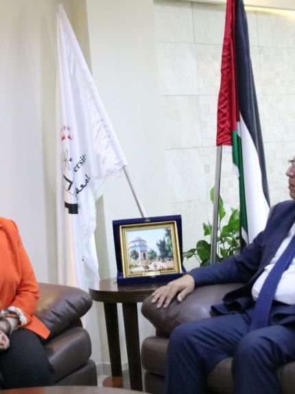 Palestine Polytechnic University (PPU) - جامعة بوليتكنك فلسطين تستقبل وفداً من مدرسة وداد ناصر الدين الثانوية للبنات