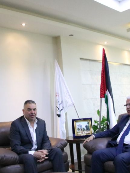Palestine Polytechnic University (PPU) - جامعة بوليتكنك فلسطين تستقبل وفداً من شركة الجابر للمقاولات
