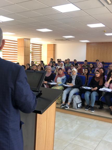 Palestine Polytechnic University (PPU) - رئيس مجلس أمناء جامعة بوليتكنك فلسطين يتفقد مرافق الجامعة