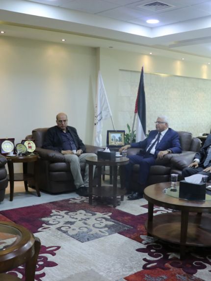 Palestine Polytechnic University (PPU) - جامعة بوليتكنك فلسطين تستقبل منسق برامج الاتحاد الاوروبي في فلسطين